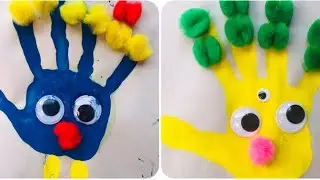 Как сделать МОНСТРА ИЗ ОТПЕЧАТКОВ ЛАП
