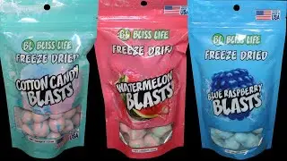Bliss Life Freeze Dried Blasts: Cotton Candy, Watermelon & Blue Raspberry Review