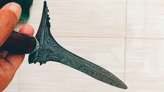 Detail Keris Pusaka Spesial dan Langka Dhapur Mundarang Berjenggot Pamor Wos Wutah.