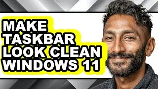 How to Make Taskbar Look Clean Windows 11 - Step by Step