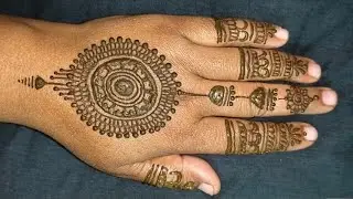 Beautiful mehndi design/simple mehndi design#mehndi #henna #shorts 