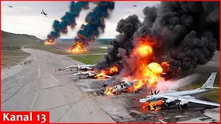 Ukrainian drones visited Saky military airfield in Crimea: 27 Russian jets were destroyed on ground