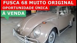 Fusca Original VENDIDO ano 68 Bege Nilo 12 99191 5970