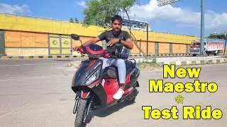 2022 Hero Maestro Edge 125  Test Ride Review In Hindi