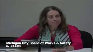 Michigan City Board of Public Works and Safety May 20, 2019