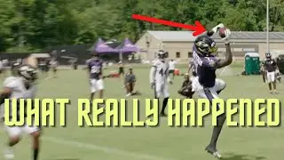 Rashod Bateman BIG Catch In Training Camp Baltimore Ravens - Dynasty Fantasy Football 2022