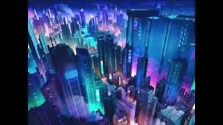 neon cyber city