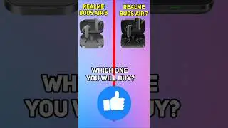 Realme Buds Air 8 VS Realme Buds Air 7🔥 #shortsfeed #shorts
