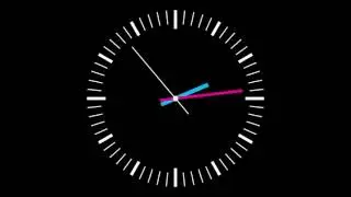 AE Clock (smooth second hand movement fast)