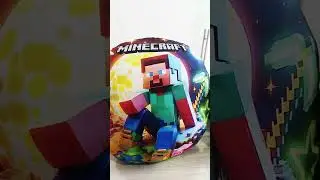 cojines redondos Minecraft 👾 #fiesta #fiestainfantil #recordatorios #minecraft