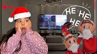 MISCHIEVOUS Elf on the Shelf (PRANKED ME SOO BAD) CAUGHT ON CAMERA... **TV BROKEN CRAZZYY**