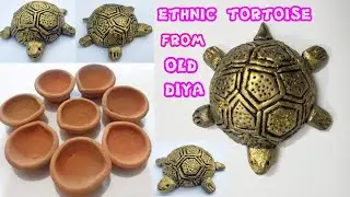 How to make | Dhokra Art | Room makeover | Diy | easy Clay Arts | Recycling | Dhokra