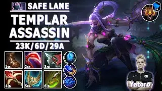Templar Assassin Safe Lane Carry | 7.32d | Yatoro Pos 1 TA Play | Dota 2 Immortal Gameplay