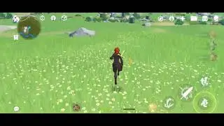 Dragon Strike Diluc with No Enemy MOBILE - GENSHIN IMPACT