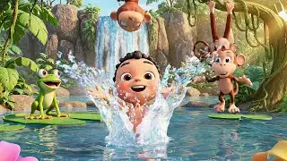 Fortnite Baby Slid Down a Rainbow Waterfall | Nursery Rhymes for Kids & Baby Songs