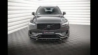 Maxton Design Volvo XC90 R Design Facelift Splitter Spoiler Voorspoiler Sideskirt Diffuser Styling