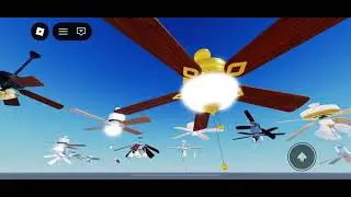 Ceiling fans in Baseplate testing place 2 Roblox (Read description before watching video)