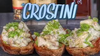 CHICKENSALAD-CROSTINI - english BBQ-Video - 0815BBQ
