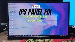 Asus IPS Monitor Panel Color Problem Fix | Created by Afjal Hossain