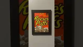 DAILY STRETCH: 210 - KAWS COMPANION REESES BOX GALLERY FRAMED with UV NON GLARE by STRETCH LIMBS! 🎃