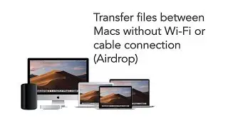 Как передавать файлы между компьютерами Mac через Airdrop