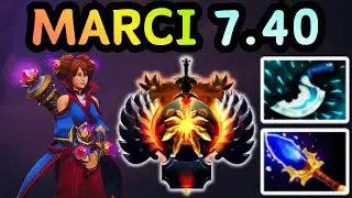 🔥 NEW PATCH 7.40 - MARCI OFFLANE ONE JUMP, TOTAL CHAOS | DOTA 2 GAMEPLAY 🔥