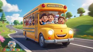 Wheels on the Bus Go Round and Round | Best Nursery Rhymes | Kids Songs