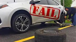 This happened 1 Day after Installing the Subaru BRZ wheels on the Toyota Corolla
