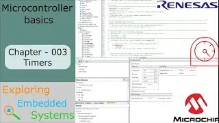 Microcontroller basics  003  Timers. MPLAB IDE MCC, RENESAS CS+