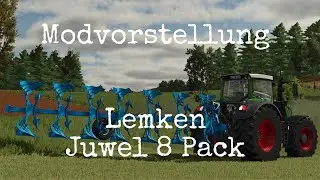LS25 Mods (Ps5) Lemken Juwel 8 Pack  Modvorstellung (Ps5,Xbs,PC/Mac) Alle Plattformen.