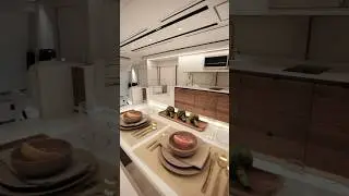 Ultra luxury Prevost H3-45 VIP Motorhome conversion #prevost #motorhome #luxury #interiordesign