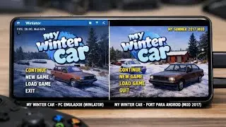 MY WINTER CAR NO CELULAR ❄️📱 | S10 PLUS (MALI G76) vs PORT ANDROID 😱