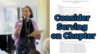 Forum: Consider Serving on Chapter