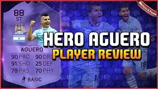 Fifa 16 HERO CARD AGUERO Player Review with In Game Stats and Highlights 88 PURPLE AGUERO!