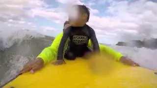Tandem Bully Boarding #11 Sandy Bay New Zealand 2015 Feb 6th