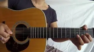 Alison Krauss & Union Station - Flatpicking guitar intro lesson