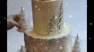 Christmas winter wonderland birthday cake baby shower cake聖誕節冬季仙境BB蛋糕#cake #christmas  #birthday