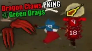 Dragon Claw Pking at Green Dragons! #8 Good ol' GodSpells