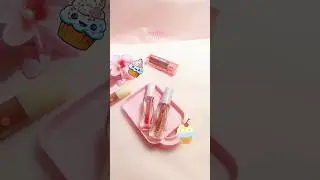 yummiest lip glosses ever 🍧🍦#asmrupkeep #kbeauty #makeup #beauty #shorts #aesthetic #cosmetics