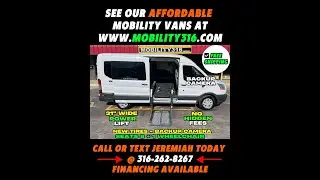 Wheelchair/Mobility van 2015 Ford Transit 350 XLT (4599), 90k miles, $36,495 w/ FREE SHIPPING!