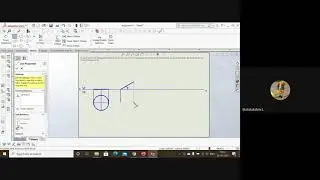 Solidworks Engineering Graphics. Projection of planes. Circles . Part 1