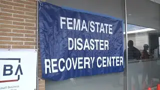Dixie County residents line up to receive assistance at FEMA Disaster Recovery Center