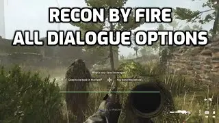 Recon By Fire - All Dialogue Options - Modern Warfare 2
