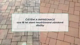 Čištění a renovace zámkové dlažby - Praha