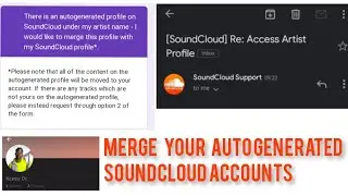 How To Merge Your SoundCloud Artist Profile with The Auto Generated Profile For Free (Claim)