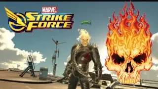 Marvel Strike Force Ghost Rider Gameplay 