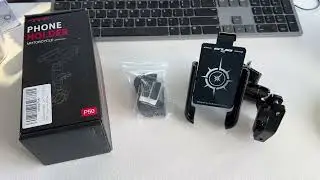 Metal Motorcycle Mount for Phone   GUB 360&deg;Rotating All Aluminum Alloy Bike Phone Mount Review, All