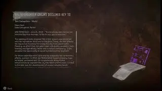Horizon Forbidden West - Text Datapoint - World #74 Delta Engineer Crijns Declines Key to City