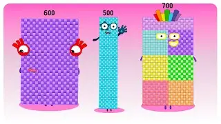 Sprunki OC Numberblocks 500, 600, 700 | Compilation Incredibox #sprunki #numberblocks #incredibox