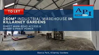 260m&sup2; Industrial Warehouse To Rent in Prime Killarney Gardens &ndash; Direct Roller Shutter Door Access